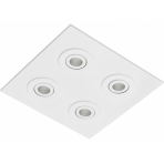 LED designové průmyslové osvětlení TARF QUATRO-S RECESSED